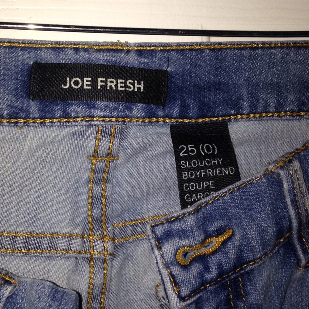 JOE FRESH: ripped blue jeans